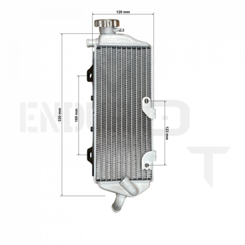 Радиатор охлаждения правый KEWS NC450