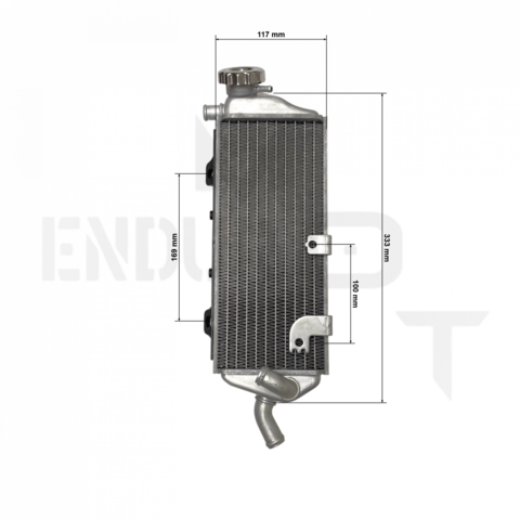 Радиатор охлаждения правый